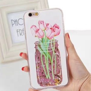 Hard Phone Case Liquide Glitter for iPhone